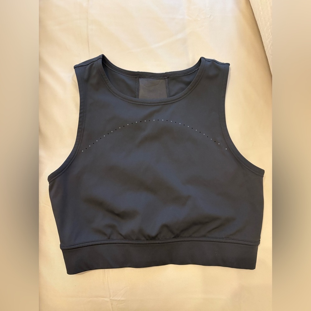 Lululemon - Dark Grey Cropped Tank - Sz 4